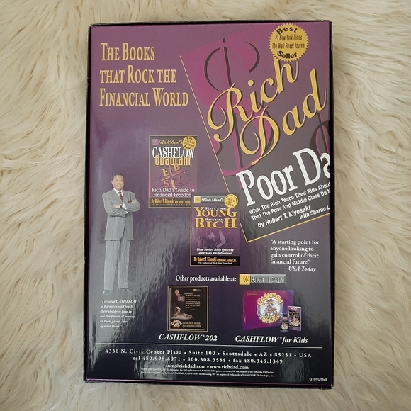 Game Cashflow Investing 101 How To Get Out Of The Rat Race Board Game - Picture 3 of 6